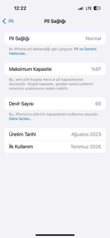 Apple iPhone: IPhone 15, 128 GB, Sarı, Barmaq izi, Sənədlərlə, Zəmanət — 9