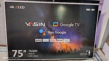 android box: Акция Телевизор yasin 75q90 195 см 75" 4k (google tv) - описание: в — 7