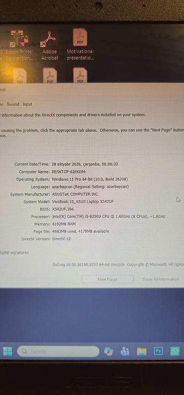 laptop ucuz: İşlənmiş ASUS Vivobook, 15.6 ", 1 TB, Pulsuz çatdırılma — 5