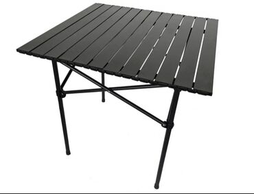 расклодные столы: Бүктөмө кошумча коюлган үстөл, Башка материал, түсү - Кара