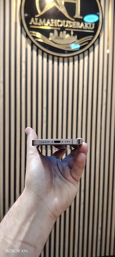 iphone usb: IPhone 16 Pro, 128 GB, Desert Titanium, Simsiz şarj, Sənədlərlə, Face ID — 4