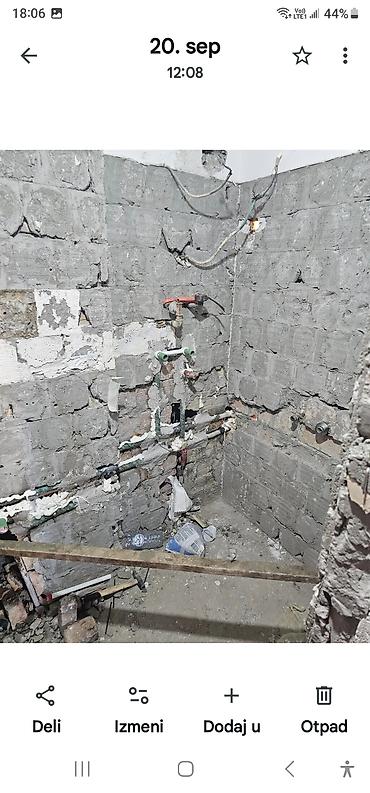 Vodoinstalateri: Usluge vodoinstalaterskih radova – priprema instalacija za — 1