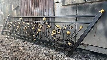 Готовые перила: Готовые перила, Материал: Кованное железо, Для крыльца — 14