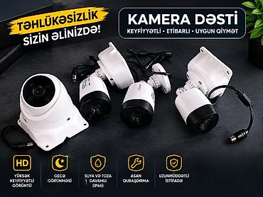 kamera aliram: Dahua videomüşahidə sistemi komplekti Tərkib: - 3 ədəd xarici tip — 1