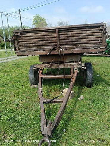 Lapetlər: Kənd təsərrüfatı üçün ikioxlu qoşqu - Traktora qoşulan, ön halqali — 4