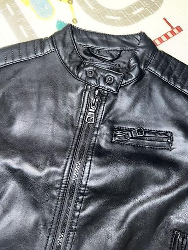 Верхняя одежда: Куртка кожаная детская на 3-4 года. Бренд: Original Marines. 500c — 2