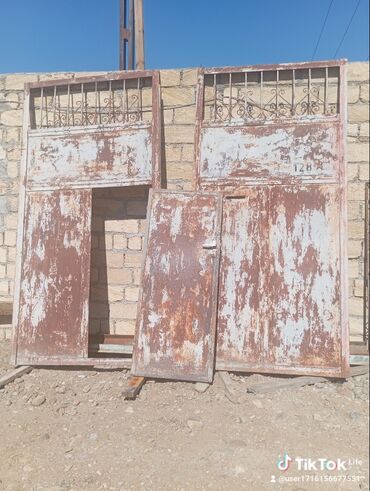 Reykalar, taxtalar: Tikinti materialları taxta darvaza qapi demir sifer. - Taxta şalban — 3