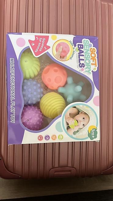 шарики игрушки: Набор мягких сенсорных мячиков для малышей (Soft Sensory Balls) - — 1