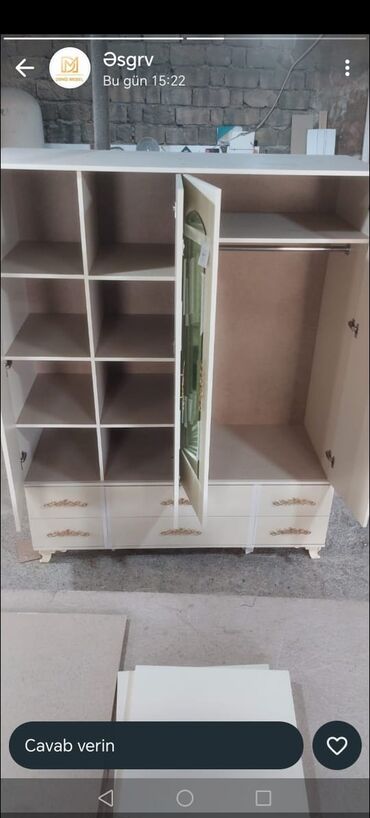 Dolablar: Yeni, Düz dolab, Dolab-asılqan — 6