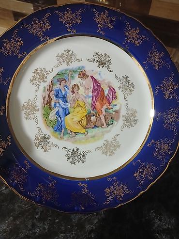 часы с кукушкой купить: Тарелки, 1 шт., цвет - Синий — 1