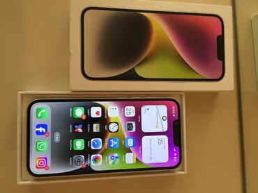 ayfon 6 barter: IPhone 14, 128 GB, Ağ, Face ID