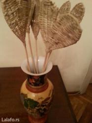 bambus u Srbija | OSTALA BAŠTENSKA OPREMA: Japanski cup sa srcima od bambusa iz antikvarnice