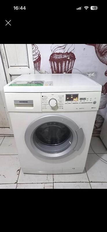 siemens a31: SIEMENS ön-yükləməli paltaryuyan maşın - Ön paneldə mexaniki proqram — 1