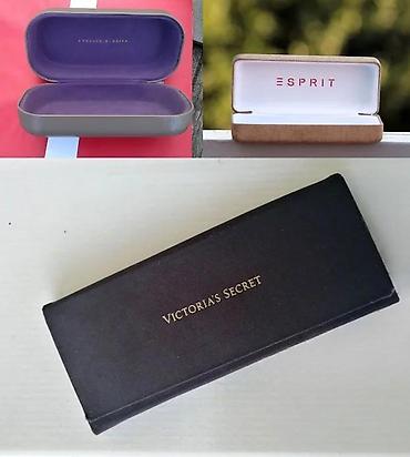 Naočare: Esprit, Charles & Keith i Victoria a Secret kutija za naočar. Cena — 3