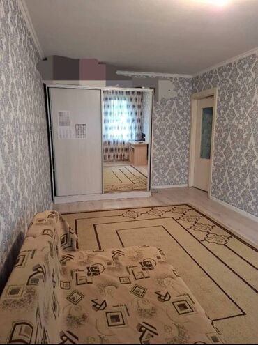 1 комнатная квартира без ремонта: 2 бөлмө, 44 кв. м, 104-серия, 1 кабат, Косметикалык ремонт