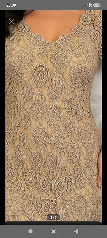 Qadın geyimləri: Ziyafət donu, Midi, Lady Sharm, 2XL — 2
