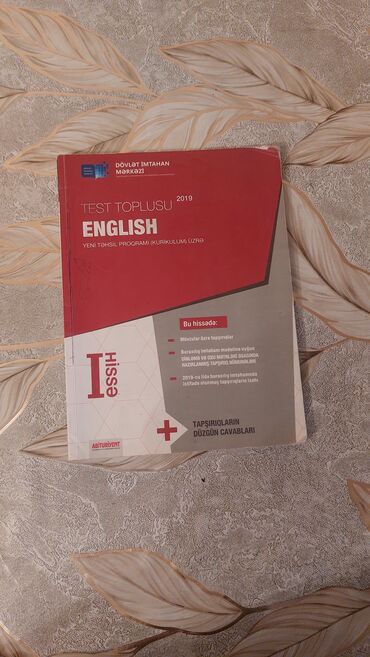 test book: Dövlət İmtahan Mərkəzi tərəfindən hazırlanmış, 2019-cu il nəşri "TEST