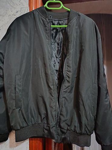 termo paltar: Qadın üçün 40/42 razı Qara bomber gödəkcə - Stil: Klassik bomber — 1