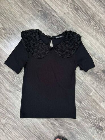 pamucne tunike za punije: Zara, S (EU 36), color - Black