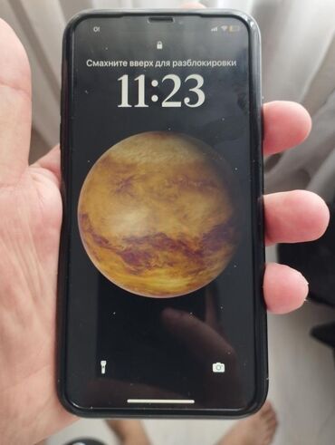 iphone x в бишкеке: IPhone Xr, Б/у, 128 ГБ, Черный, Защитное стекло, Чехол, 79 %