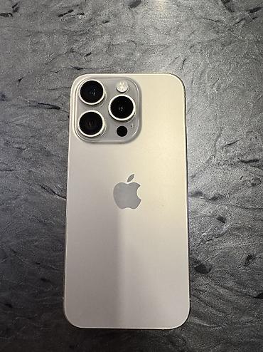 IPhone 15 Pro, 128 GB, Natural Titanium, Barmaq izi, Face ID lalafo.az -da IPhone 15 Pro, 128 GB, Natural Titanium, Barmaq izi, Face ID