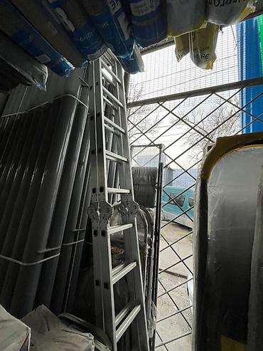 inversion stol: Складная универсальная алюминиевая лестница-трансформер. - Материал — 1