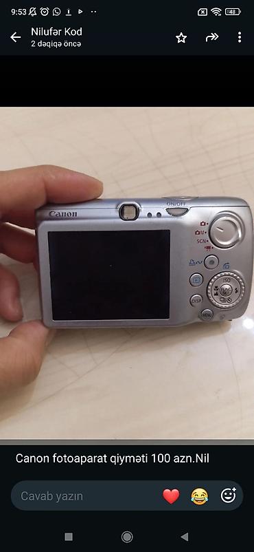 canon g7: Canon kompakt fotoaparat Xüsusiyyətlər: - Arxa tərəfdə böyük LCD — 1