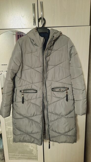 Пуховик, Зима, По колено, 2XL (EU 44)