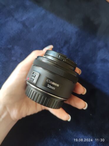 обьектив canon: Продам объектив для canon 50mm 1.8 f. STM сост нового. в подарок uv