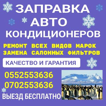 Другие автоуслуги: Заправка авто кондиционеров Ремонт всех видов марок. Замена салонных