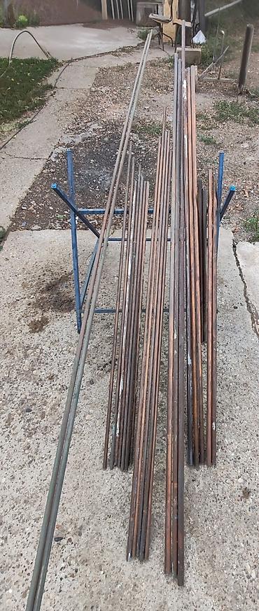 posta kula: -Fi 15x1mm ukupna dužina 19m, 12 komada od 1,3m do 2,05m -Fi — 1