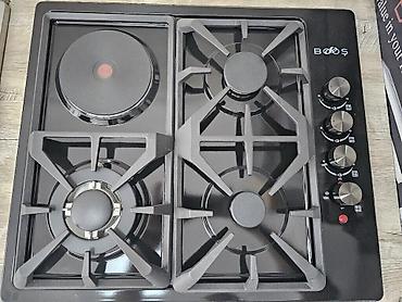 Qarışıq sobaları: Qaz plitəsi "Booş" Qaz plitəsi BOOŞ Model: GSN4S14 Rengi: Qara Emal — 7