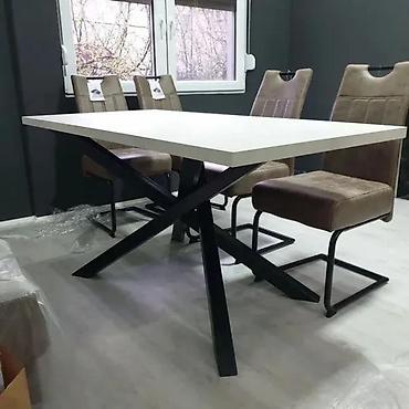 Stilski trpezarijski stolovi: TRPEZARIJSKI STO MODEL S2 IZRADA PO MERI | Kontakt telefon — 11