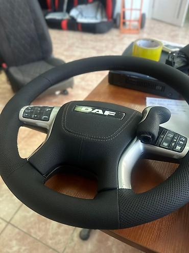 daf 75: 5D Экокожа Полики Для салона Volvo, цвет - Бежевый, Новый, Самовывоз — 9