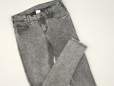 woskowane legginsy z wysokim stanem zara: C&A, Jeansy damskie, rozmiar M