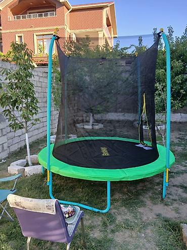 Batutlar: Uşaq və böyüklər üçün təhlükəsizlik torlu bağ/balkon batutu - Dairəvi — 1