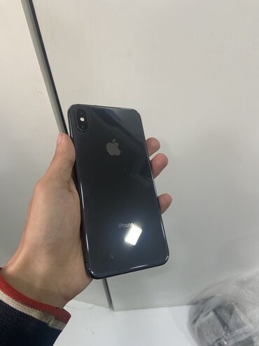 Apple iPhone: IPhone Xs Max, 64 GB, Matte Space Gray, Zəmanət, Face ID
