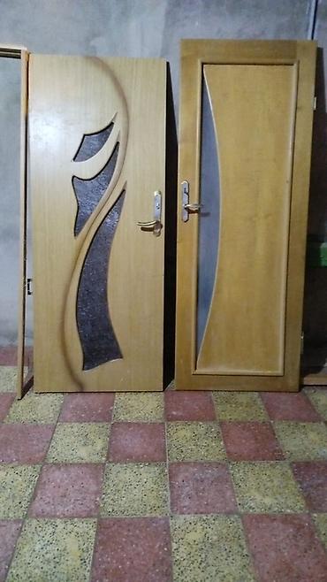 qapi demir qapi seyf qapi: Qapı dəsti – 2 ədəd daxili otaq qapısı - Material: ağac əsaslı — 2