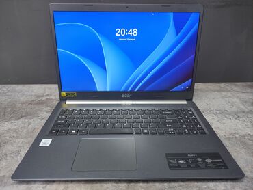 компьютеры artline: Ноутбук, Acer, 12 ГБ ОЗУ, Intel Core i7, 15.6 ", Б/у, Для несложных задач, память SSD