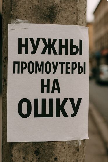 работа промоутер: Требуются промоутеры на ошку, без опыта, свободный график, не/полный