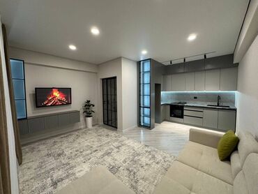 строка продажа квартир в бишкеке: 2 комнаты, 50 м², Элитка, 5 этаж, Дизайнерский ремонт