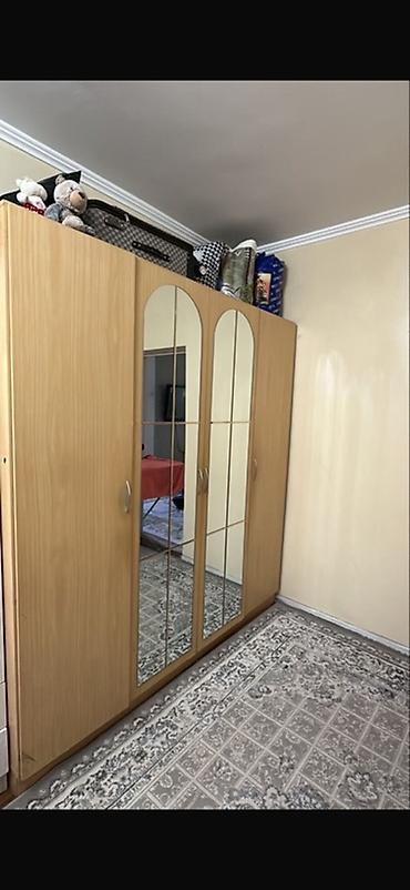 Трёхстворчатый шкаф-купе для спальни/прихожей из ЛДСП под светлое