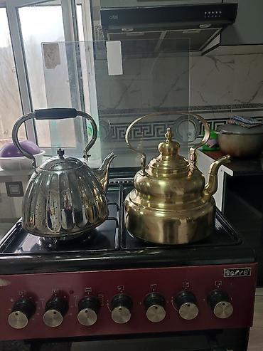 Чайники: Чайник антикварный латунный,дно медный, толщина стенки 2 мм,весь около — 2