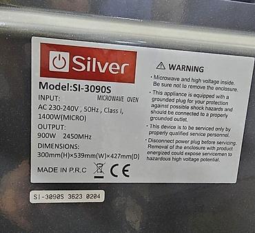 Микроволновки: Mikrodalğalı soba Mikrodalğalı soba Silver Model SL-3090S Türk — 6