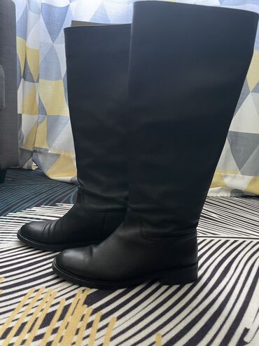 женская обувь зима: Сапоги, 37, цвет - Черный