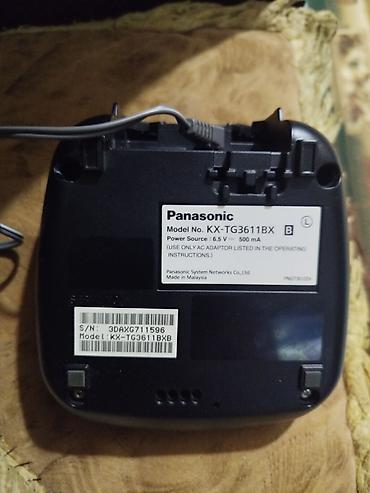 Стационарные телефоны: Panasonic KX-TG3611BX simsiz ev/ofis telefonu Tam işləkdir.Əla — 2