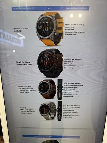 e88 pro: Смарт‑часы Garmin: линейки fēnix 8 (AMOLED) и MARQ (Gen 2) fēnix 8 — — 1