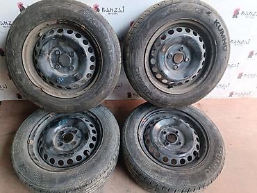 diska 13: Колесный комплект: летние колеса Hankook/Kumho на штампованных дисках — 1