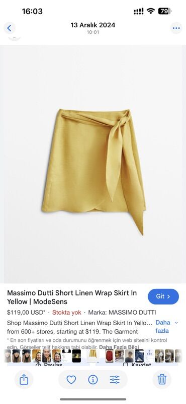 Gündəlik donlar: Gündəlik don, Midi, Zara, M — 33