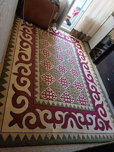 кыргызские узоры: Килем Колдонулган, 350 * 250, Накталай эмес/накталай төлөм
